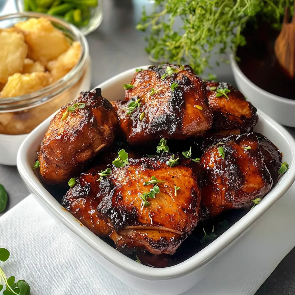 Frango grelhado em um prato.