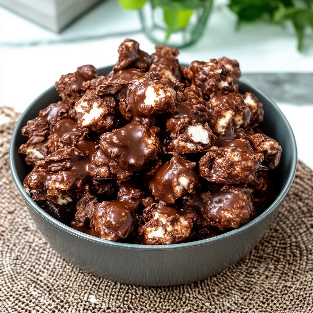 Um prato cheio de bolinhas de chocolate.