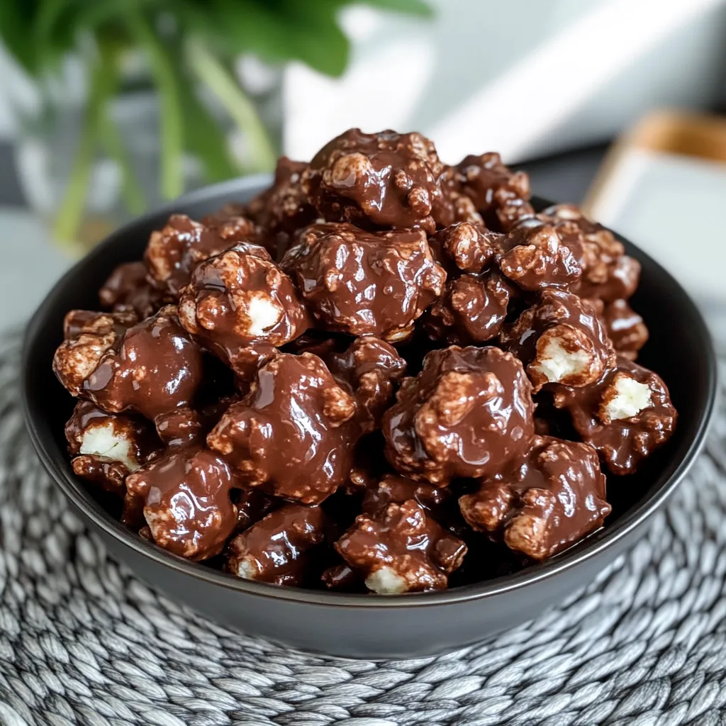 Um prato cheio de cacos de chocolate.