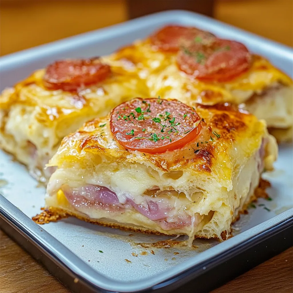 Pizza com tomate e cebola.