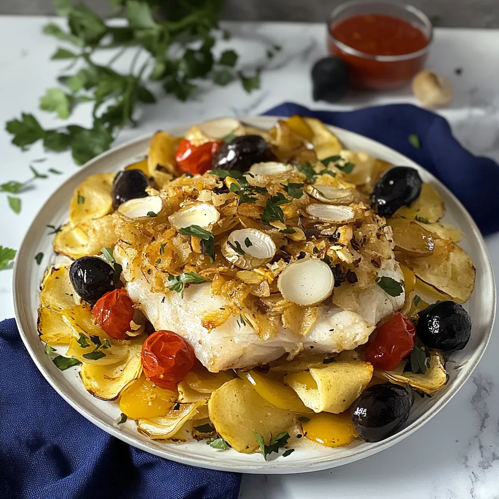Frango com vegetais e nozes.