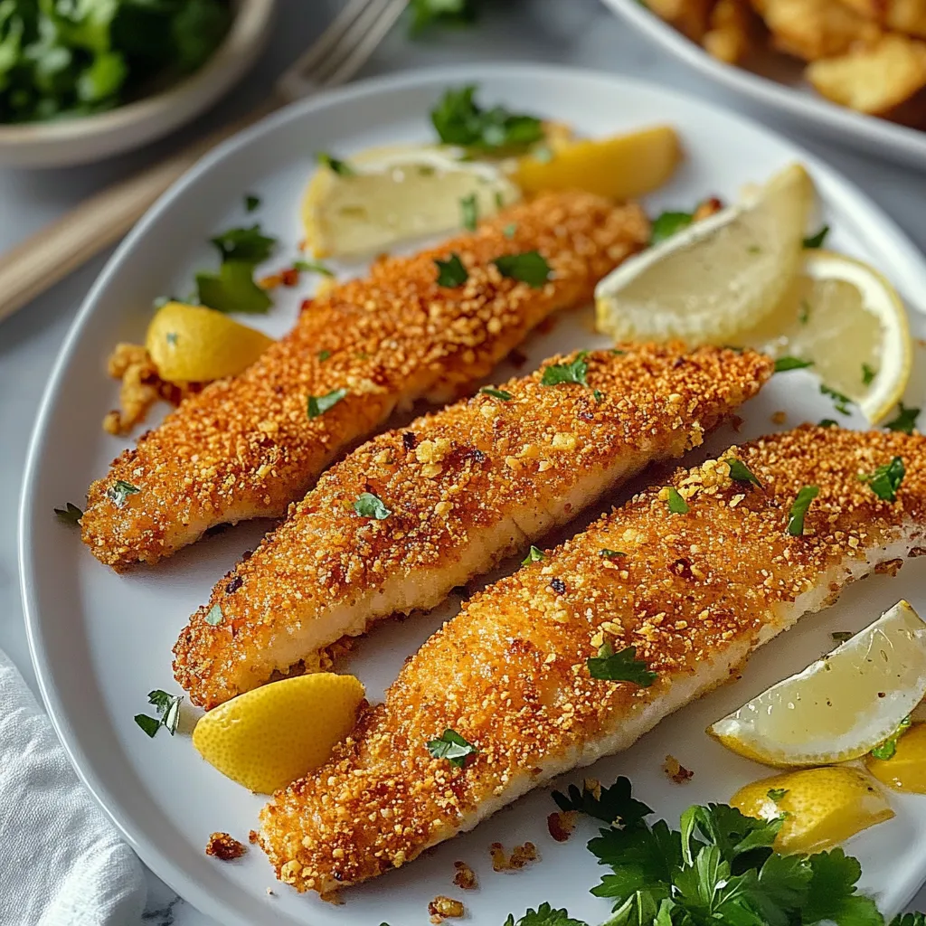 Pesca frita com limão e cebola.