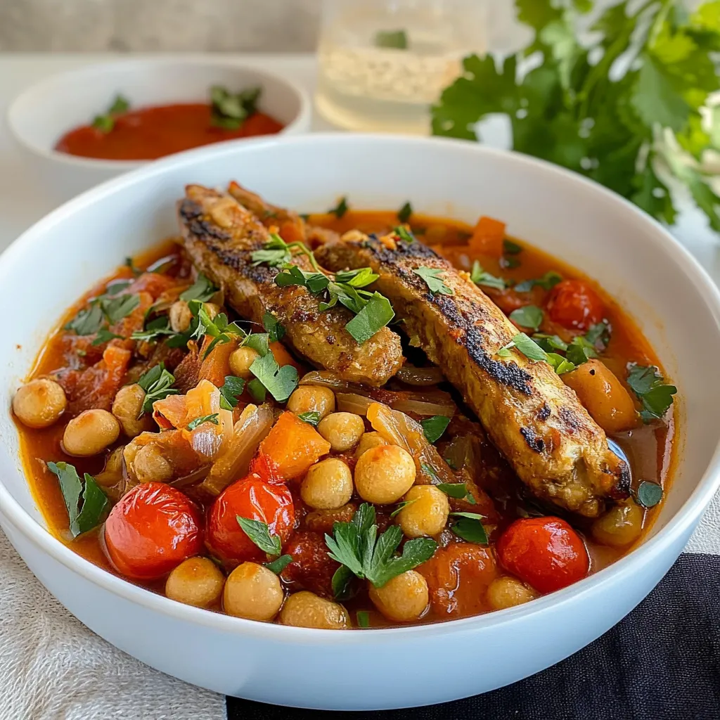 Um prato de comida com carne, tomate, cenoura e abóbora.