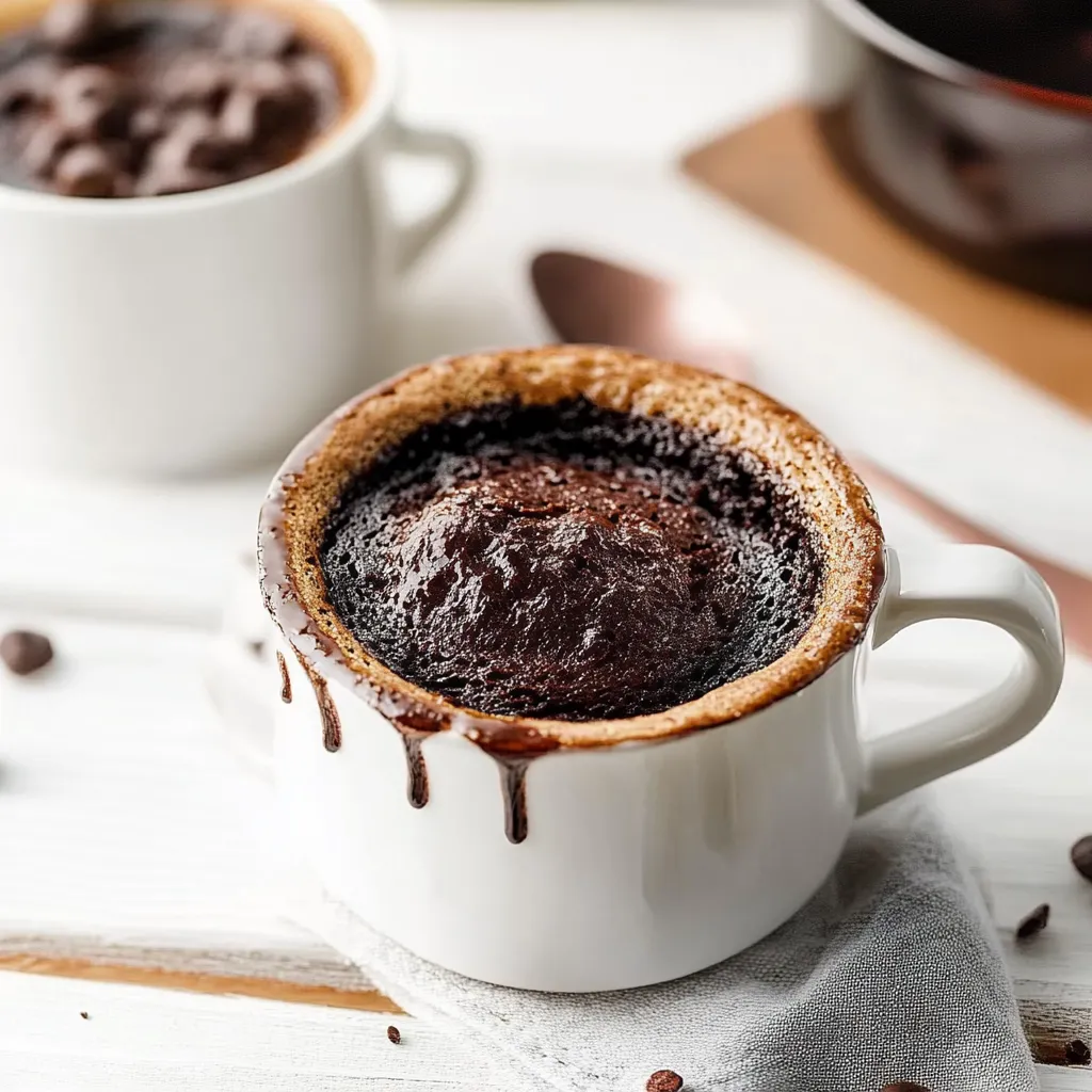 Café com chocolate derretido.