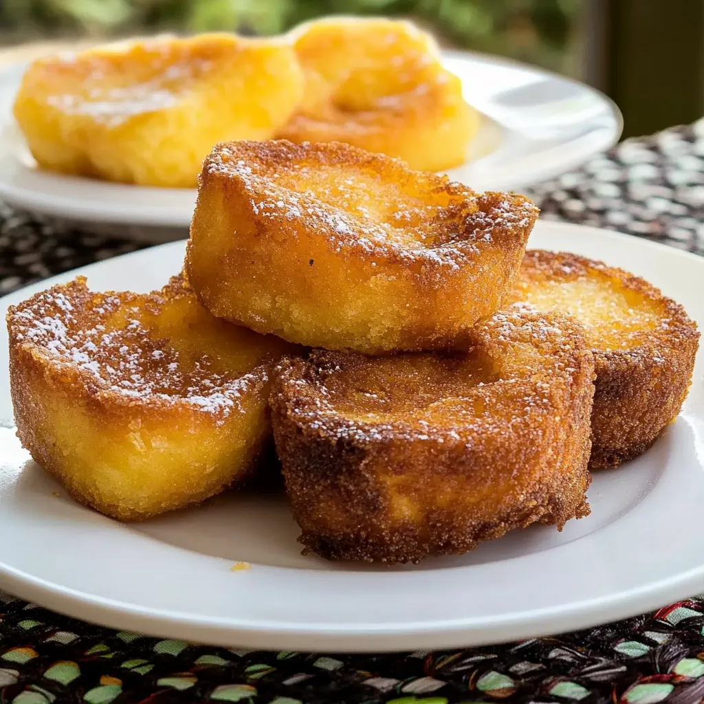 Pão de mel com manteiga e canela.