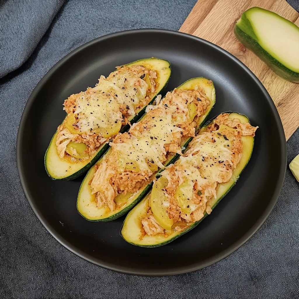 Quatro peças de cebola com carne de frango.