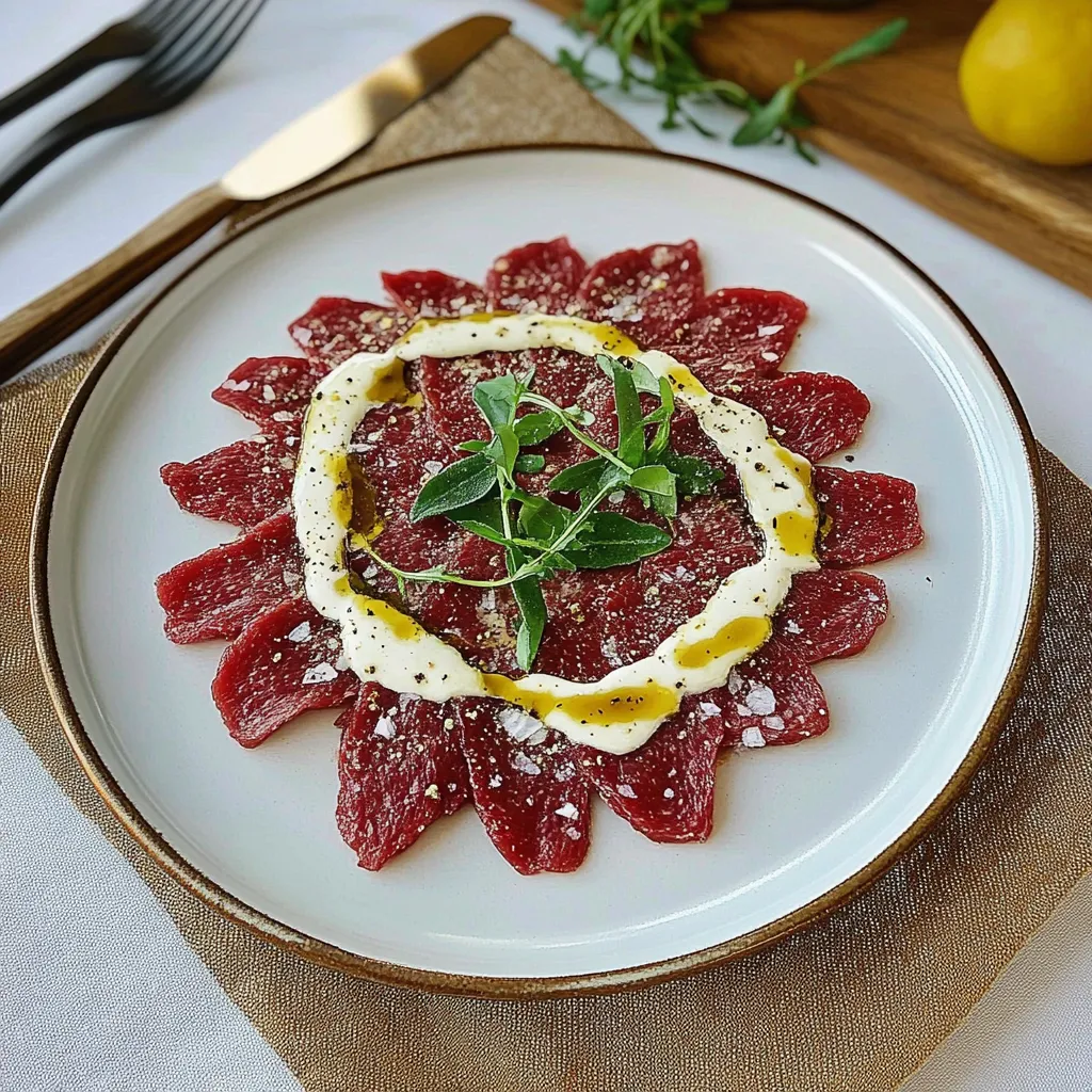 Carne com molho em um plano.