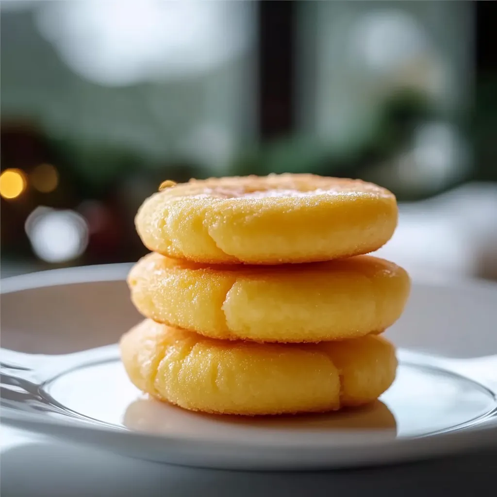 Pão de queijo em uma prateleira.