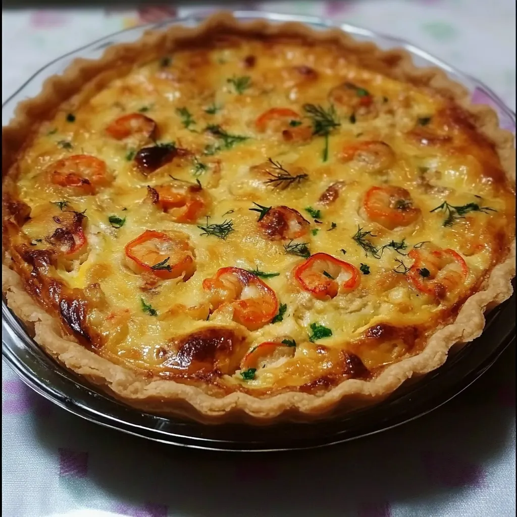 Um pedaço de tarta de frango com vegetais.