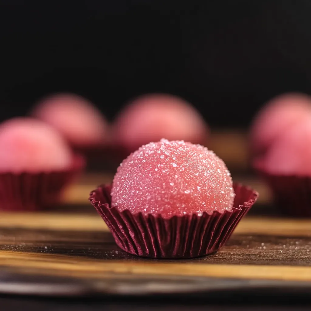 Cabeça de frutas com granulado de chocolate.