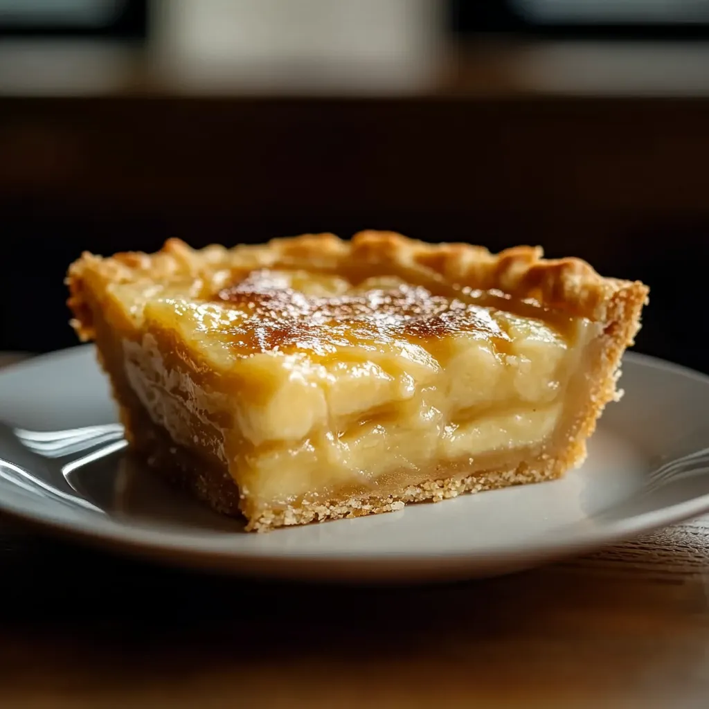 Um pedaço de tarta de frutas em um prato.