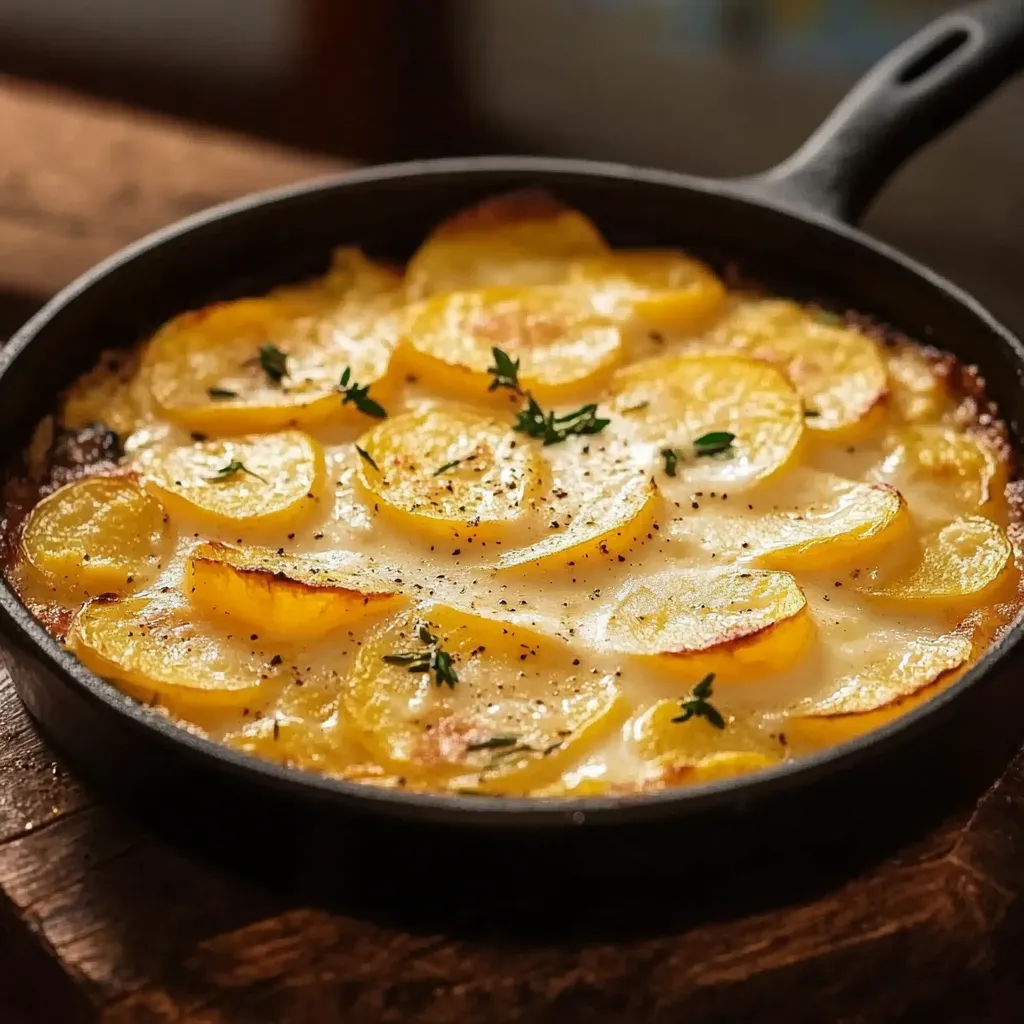 Frango com batatas e cebola em uma panela.