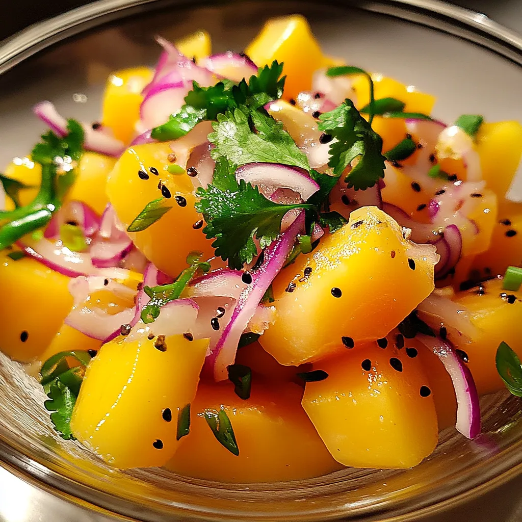 Frutas com cebola e pimenta.