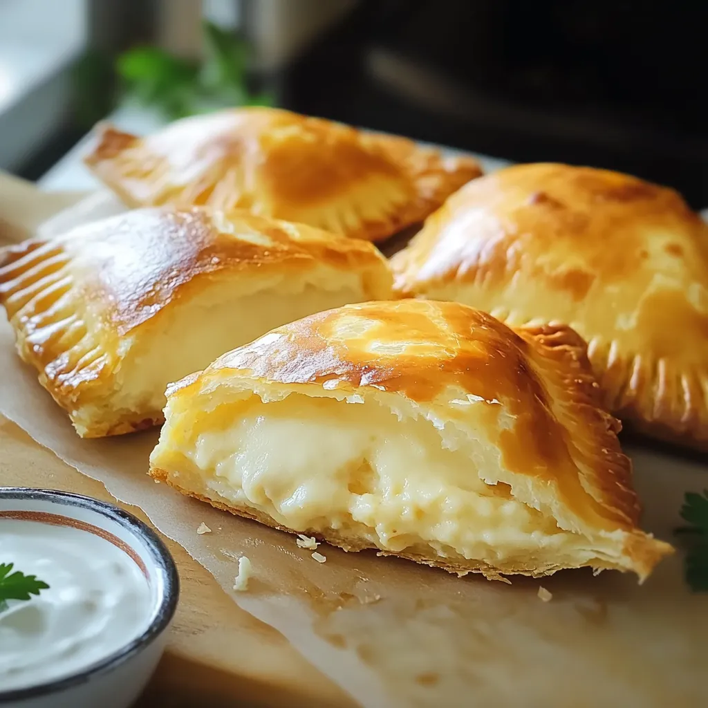 Pães de queijo com manteiga.