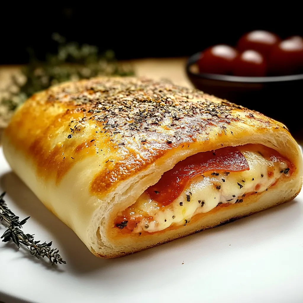 Pizza com tomate e queijo.