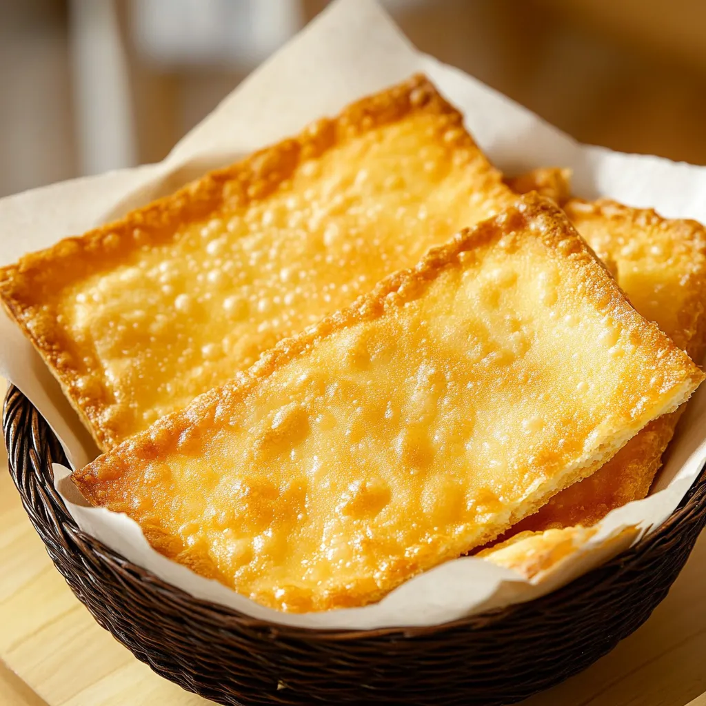 Um pedaço de pão frito em um prato de papel.