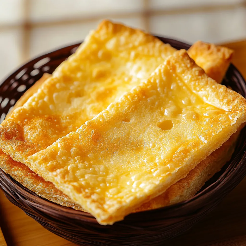 Um prato de pão quentinho com manteiga.