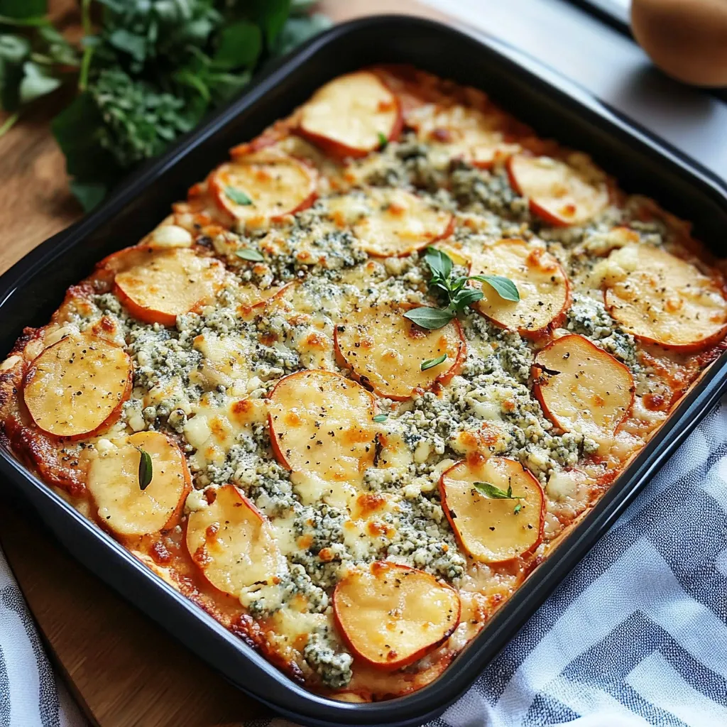Um prato de pizza com cebola e alho.