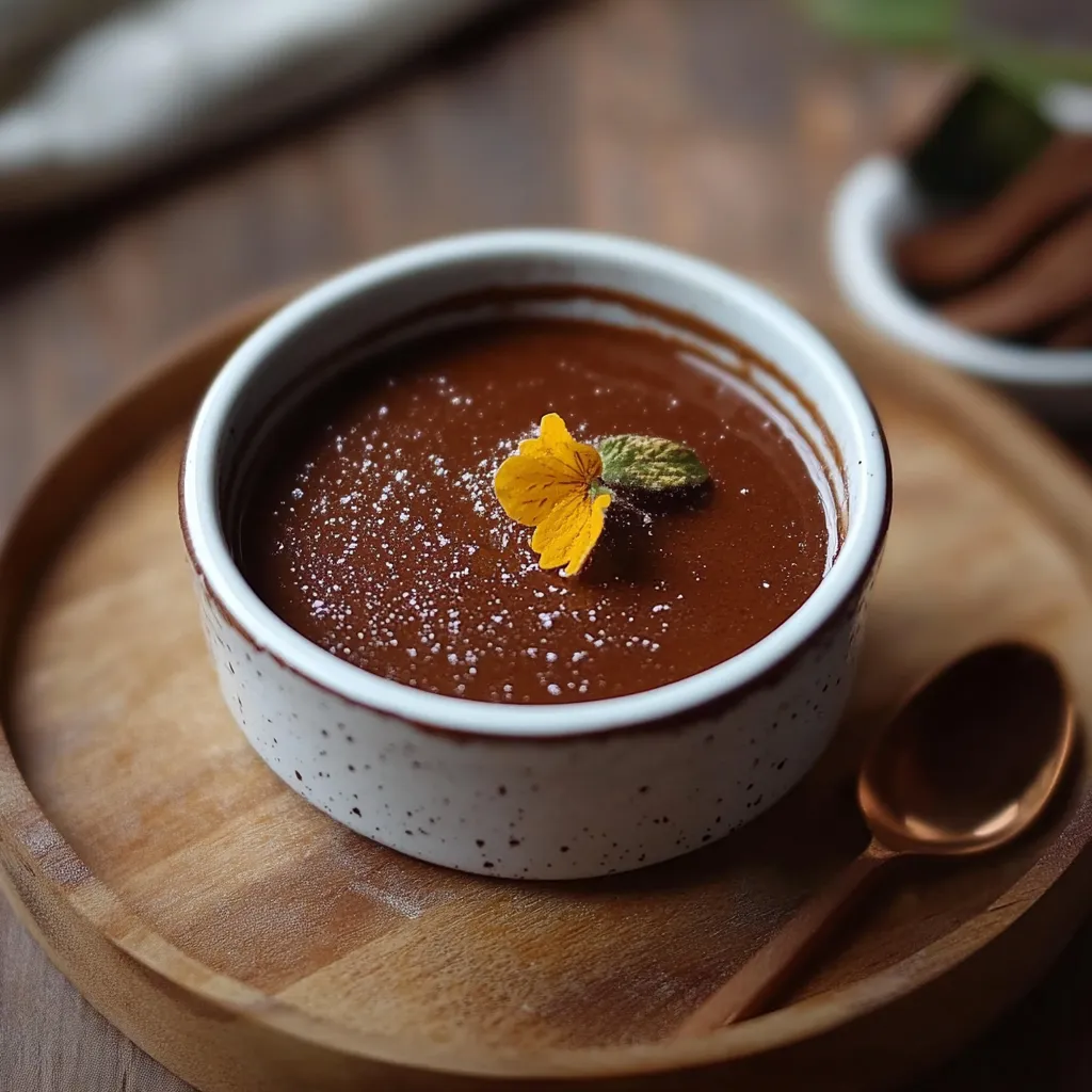Café com leite em uma tigela com uma pimenta no topo.