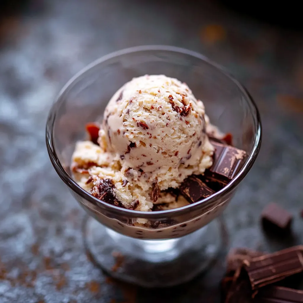 Glass com chocolate e gelo.