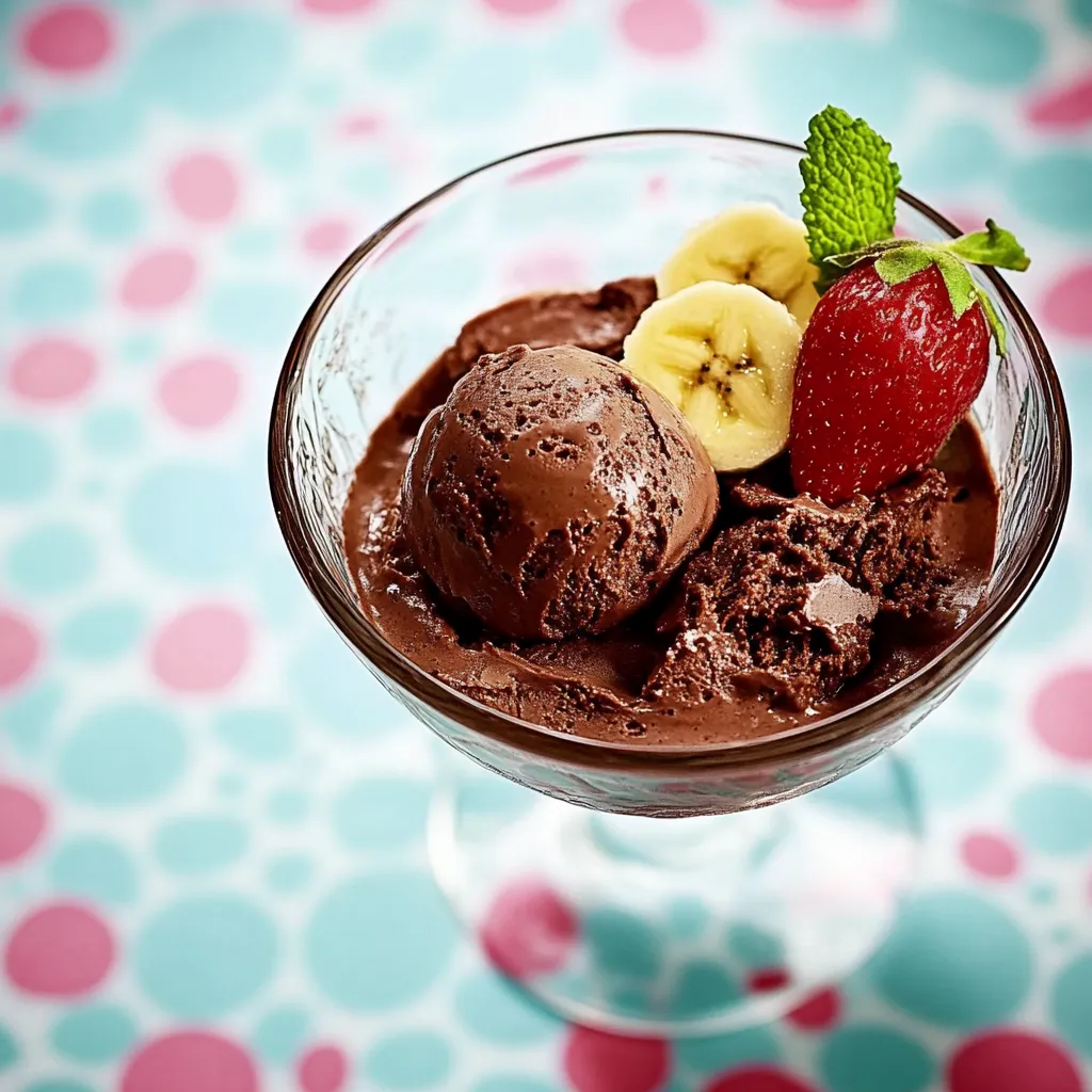 Glass com chocolate, banana e strawberry.