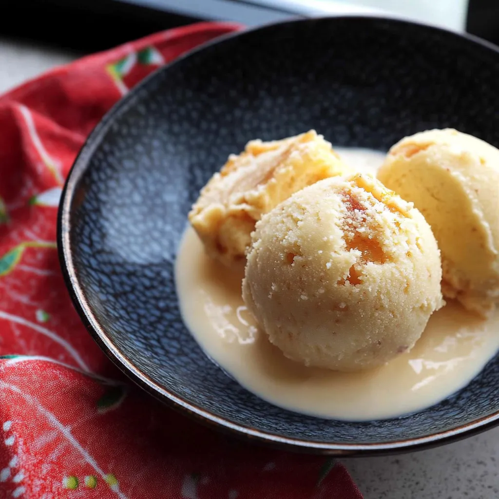 Dois blocos de gelo com creme.