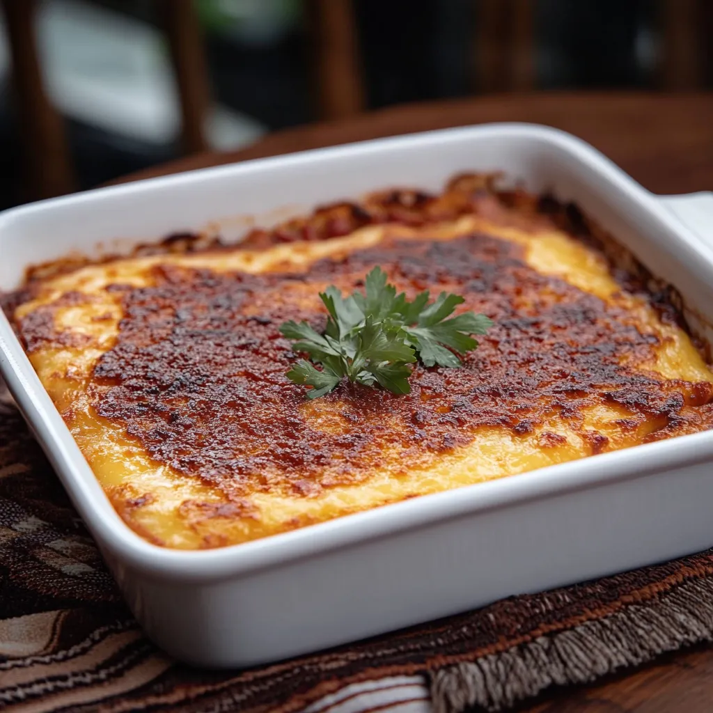 Cozido em uma panela, o prato é composto por carne e batatas.