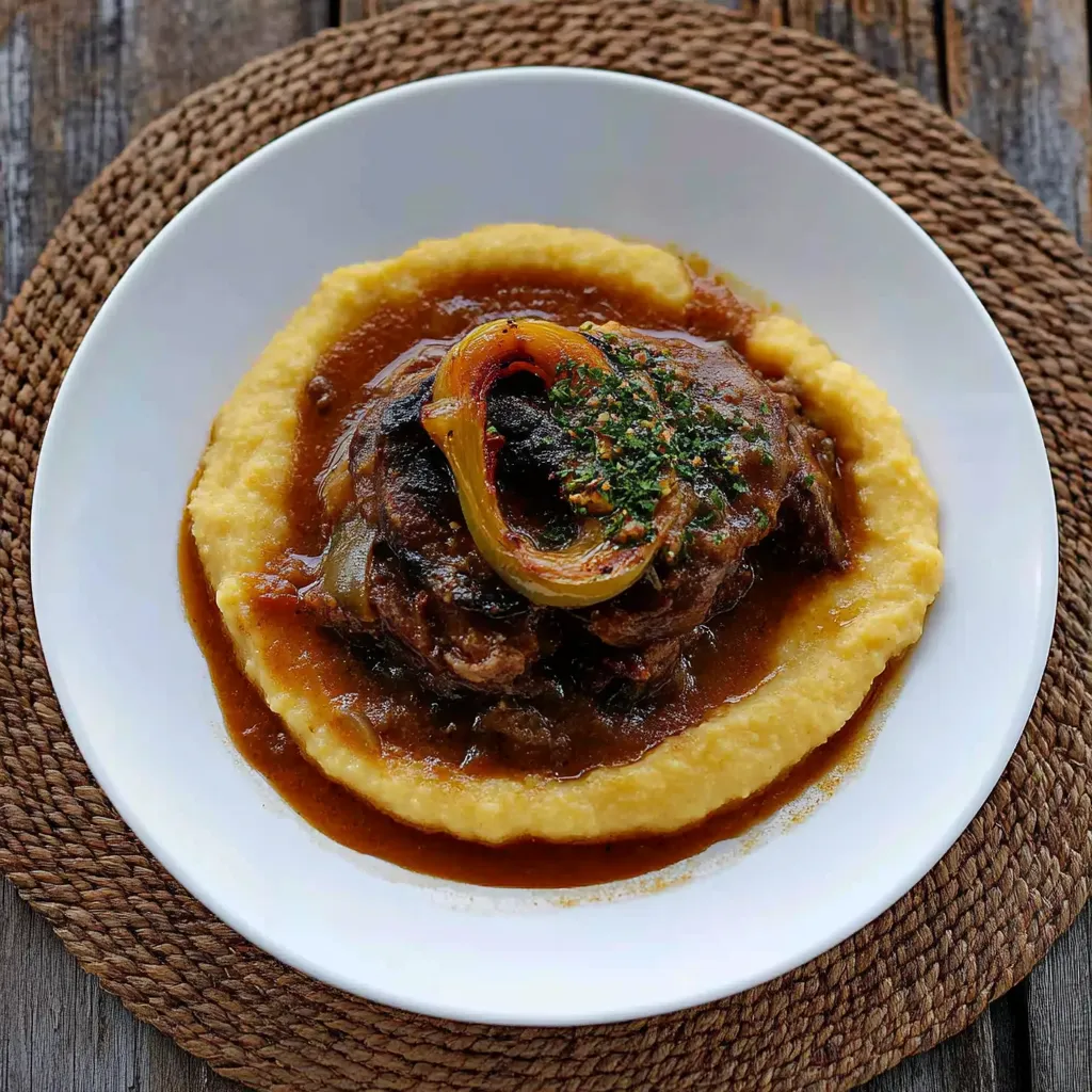 Carne com batata e cebola.