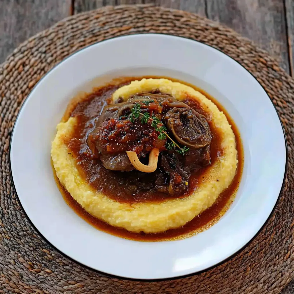 Almoço com carne e batata.