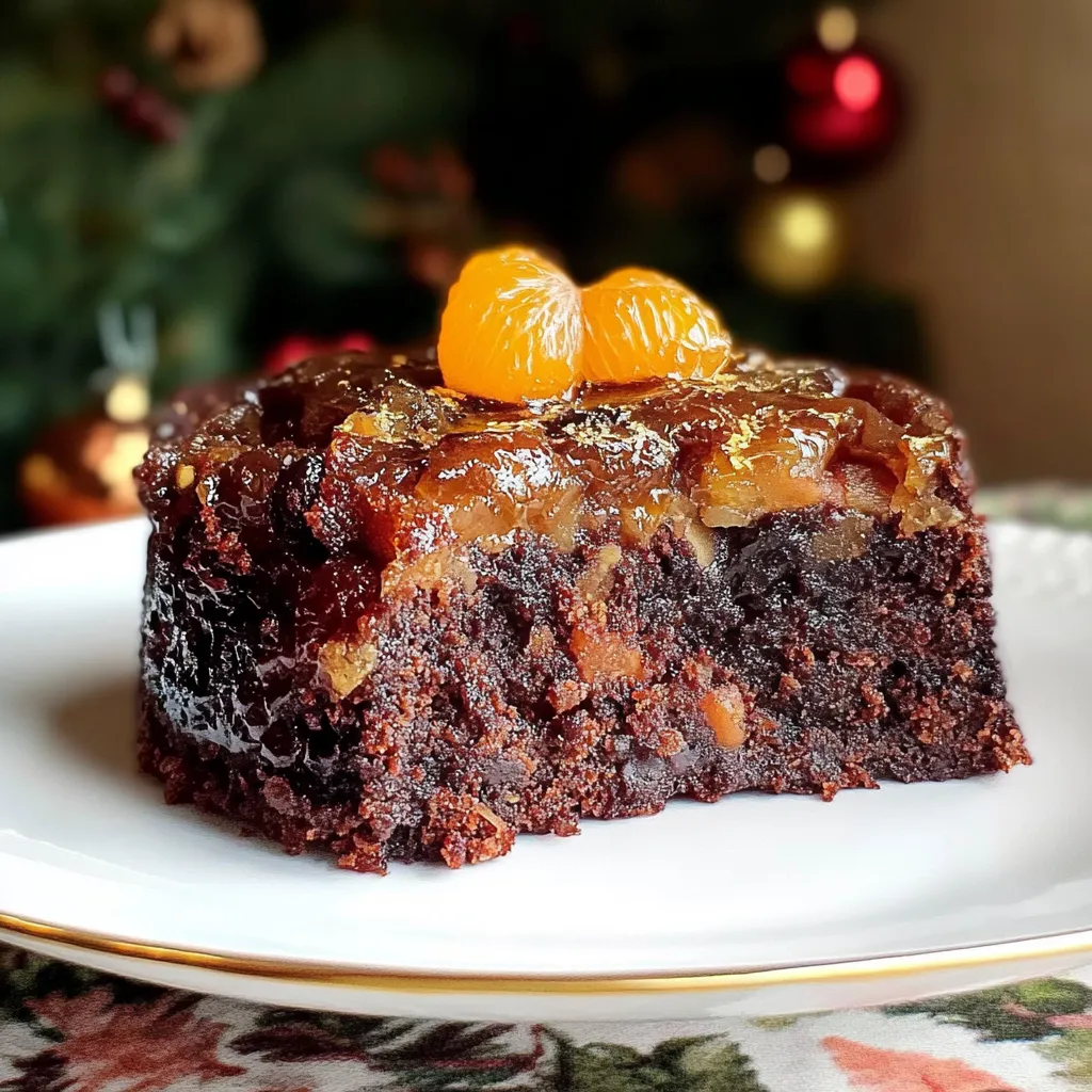 Cake com frutas no topo.