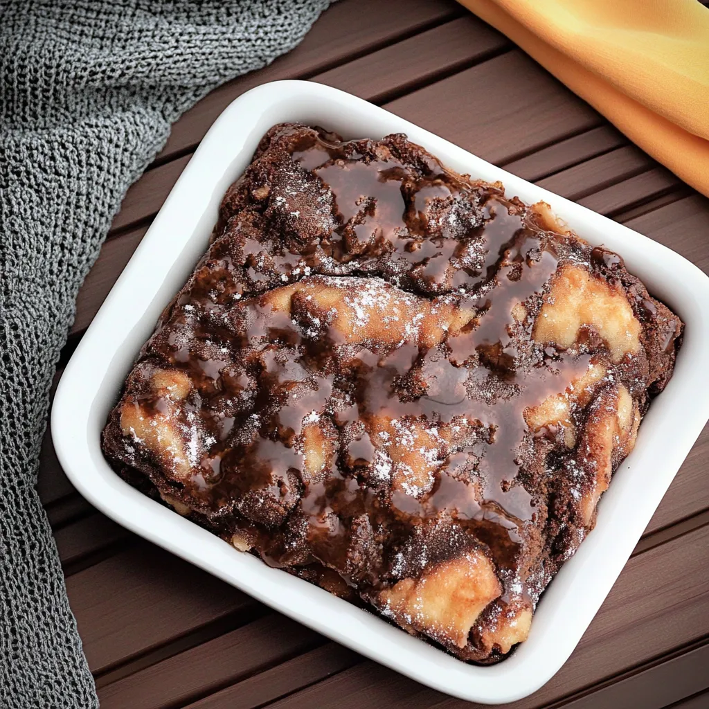 Um prato de bolos com chocolate e manteiga.