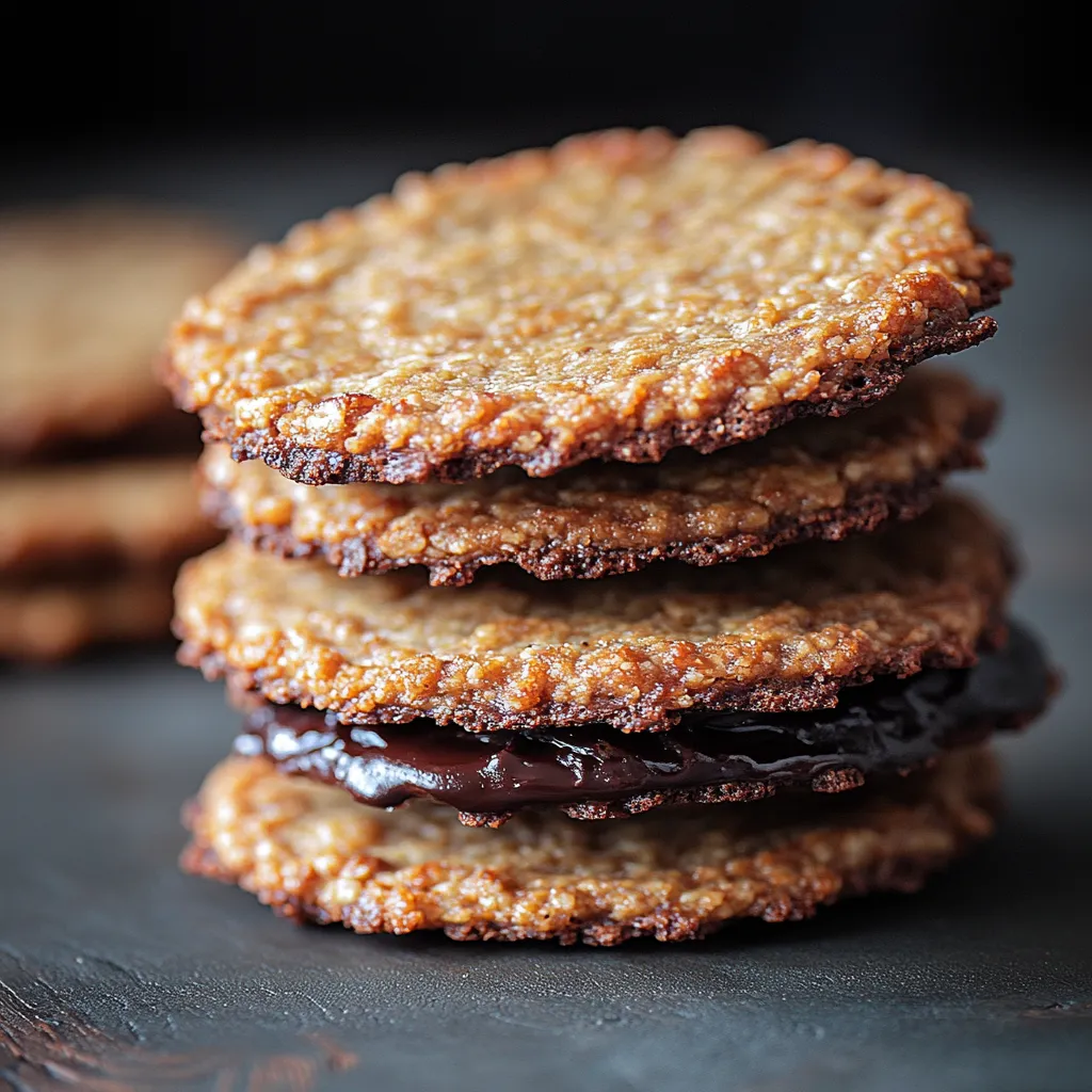 Pães de biscoitos com chocolate.