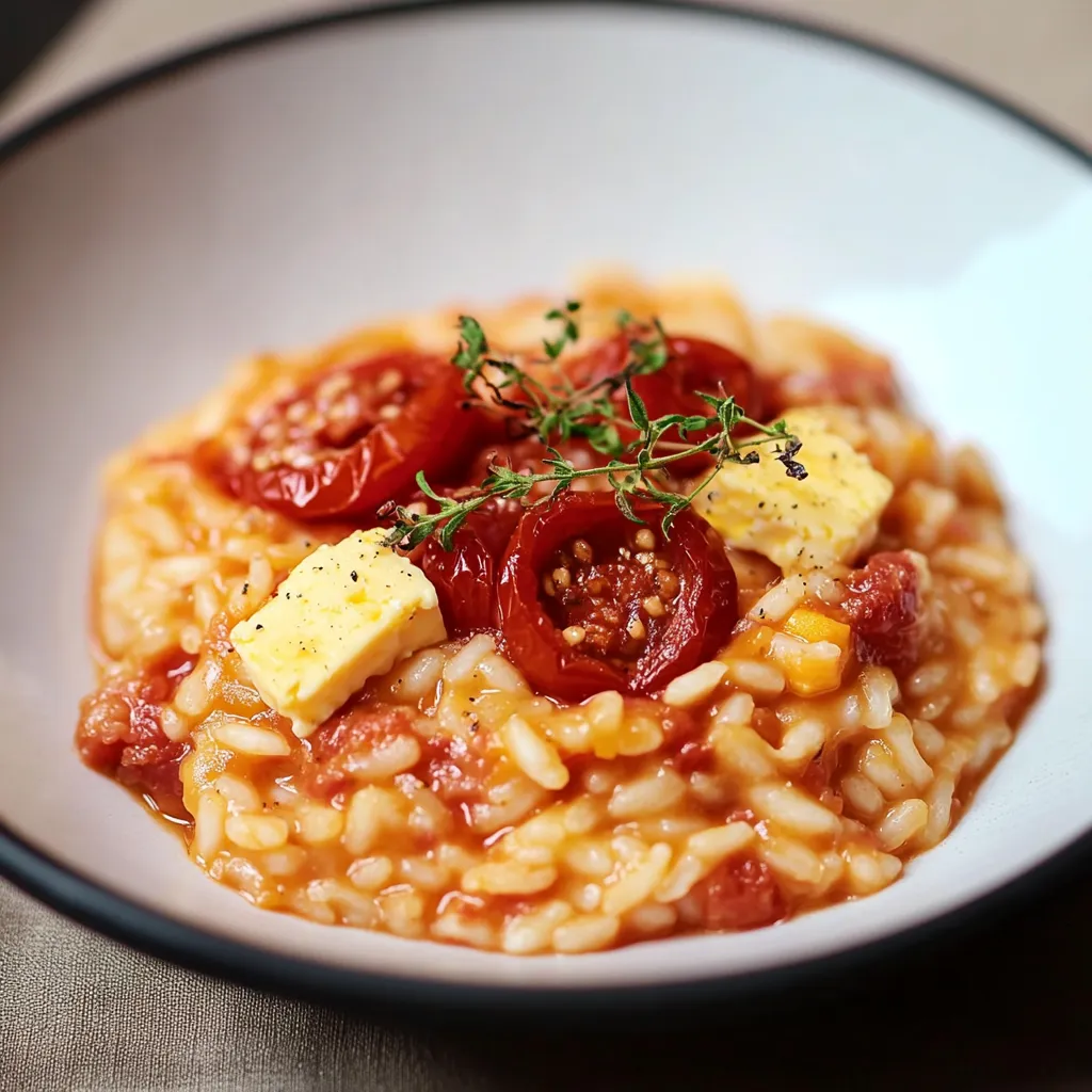 Riso com tomate e cebola.