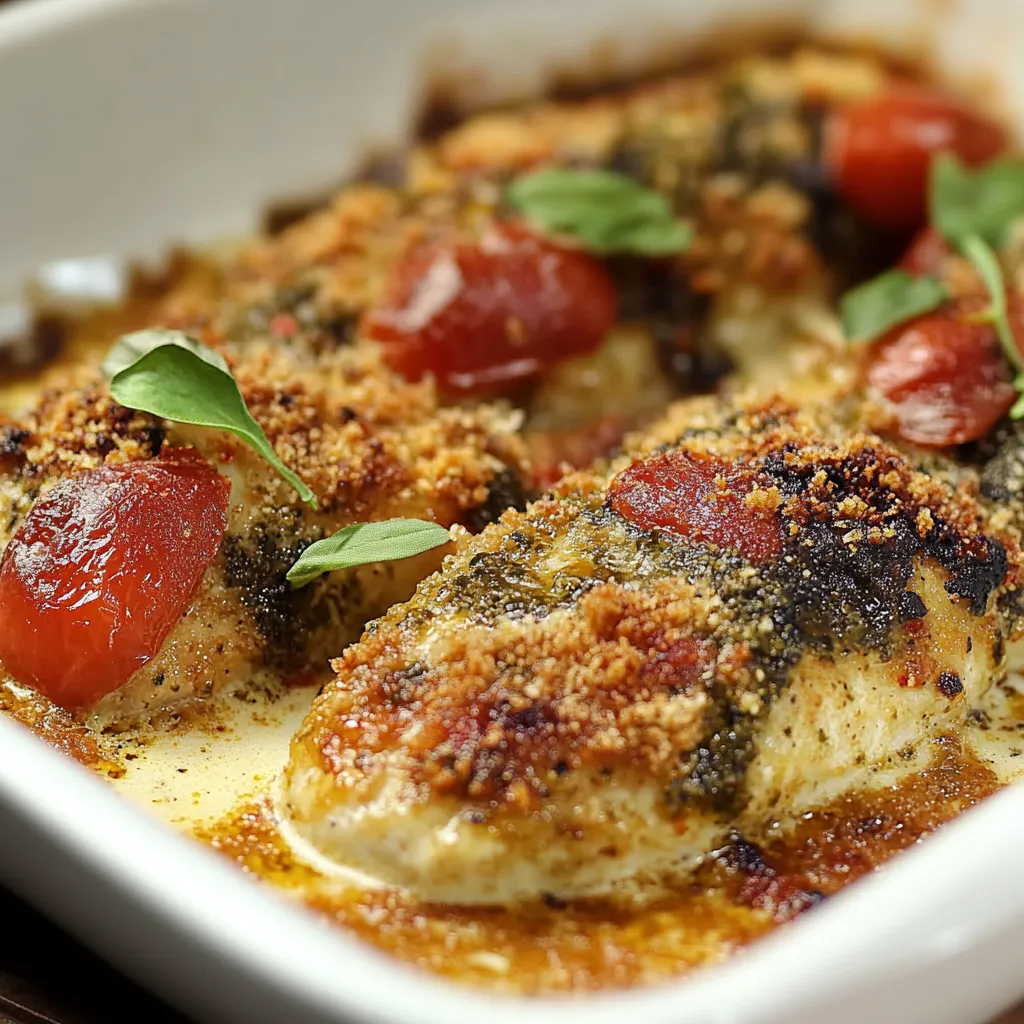 Frango grelhado com tomate e ervas.