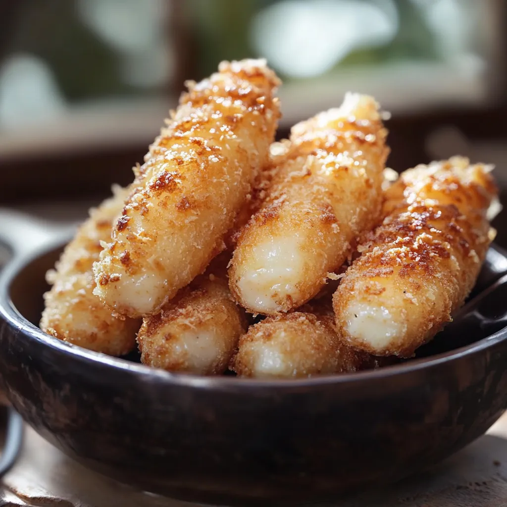 Um prato cheio de batatas fritas.