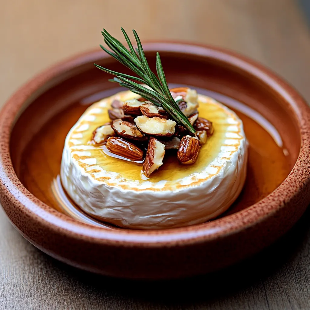 Um pedaço de queijo com nozes e ervas.