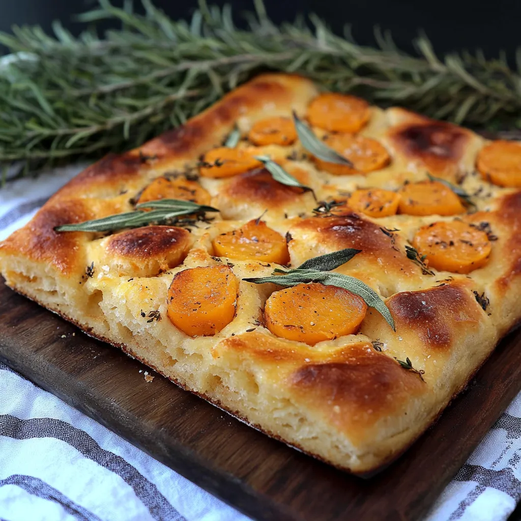 Pizza com caramelos e ervas.