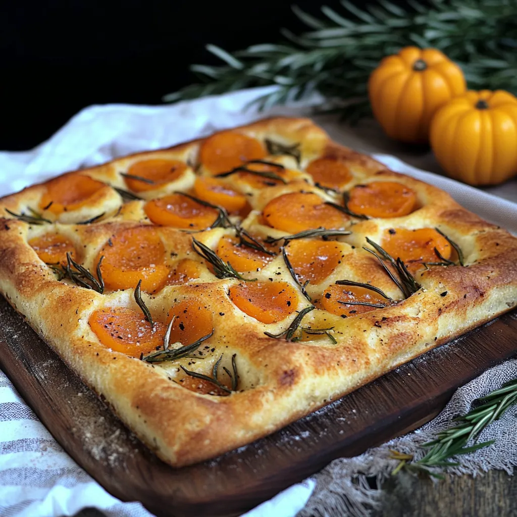 Pizza com frutas e ervas.