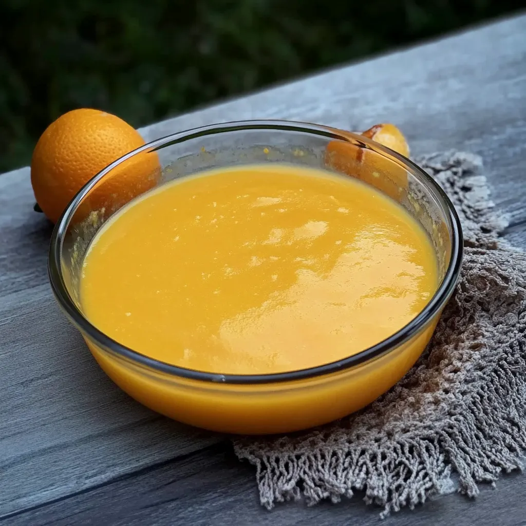 Um fruto amarelo em um prato.