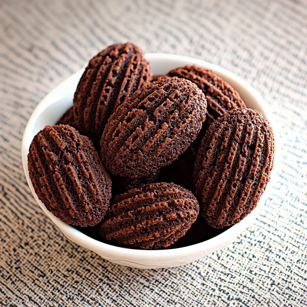 Um prato cheio de biscoitos.