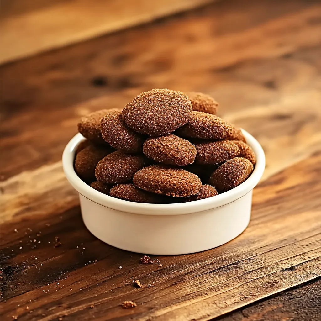 Um prato cheio de biscoitos.