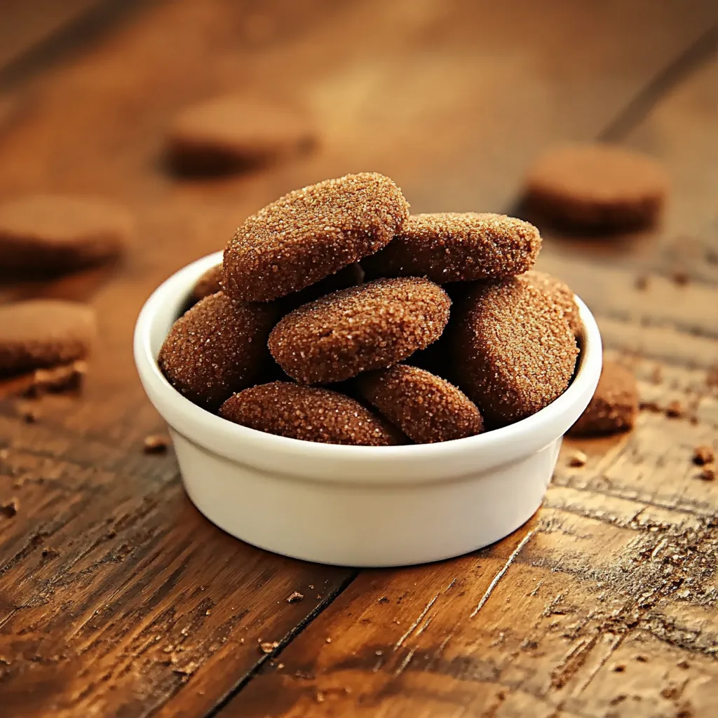 Um prato cheio de biscoitos.