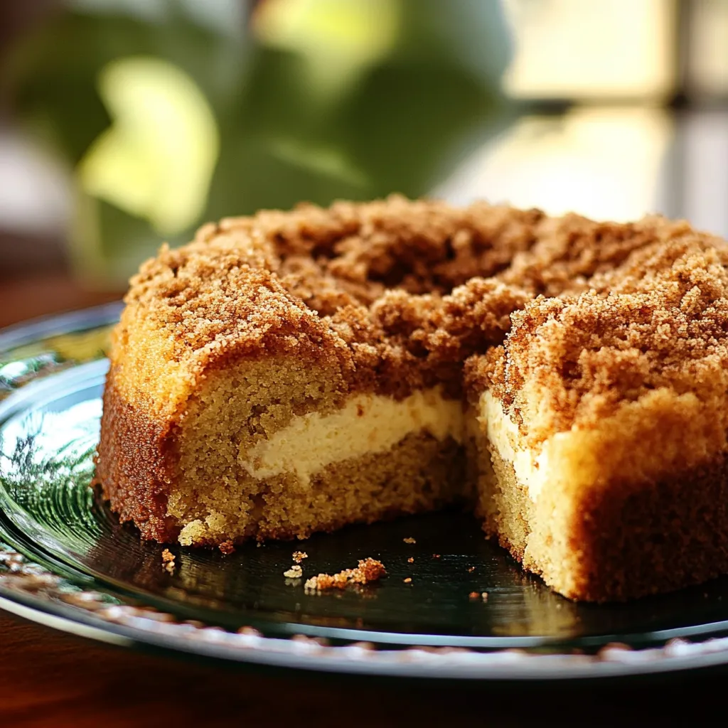 Um pedaço de cake com uma camada de creme.