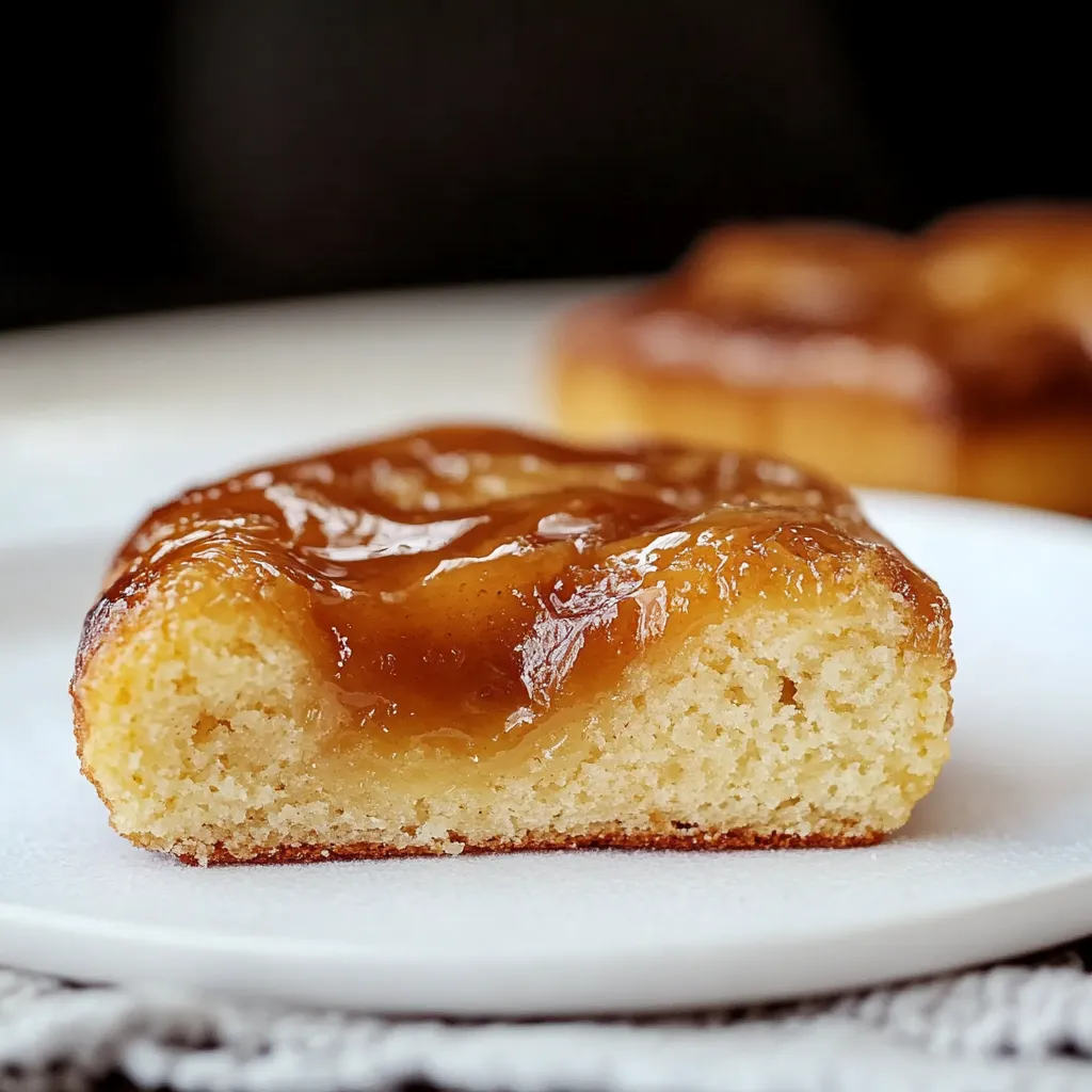 Doce com manteiga e caramelo.