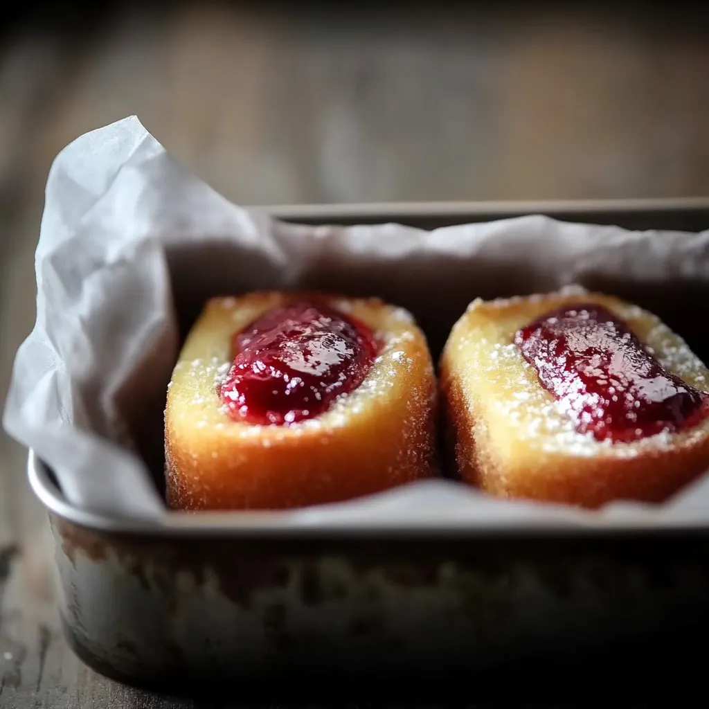 Dois pastéis com frutas vermelhas e brancas.