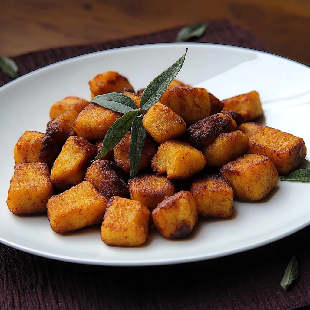 Um prato cheio de papas fritas.