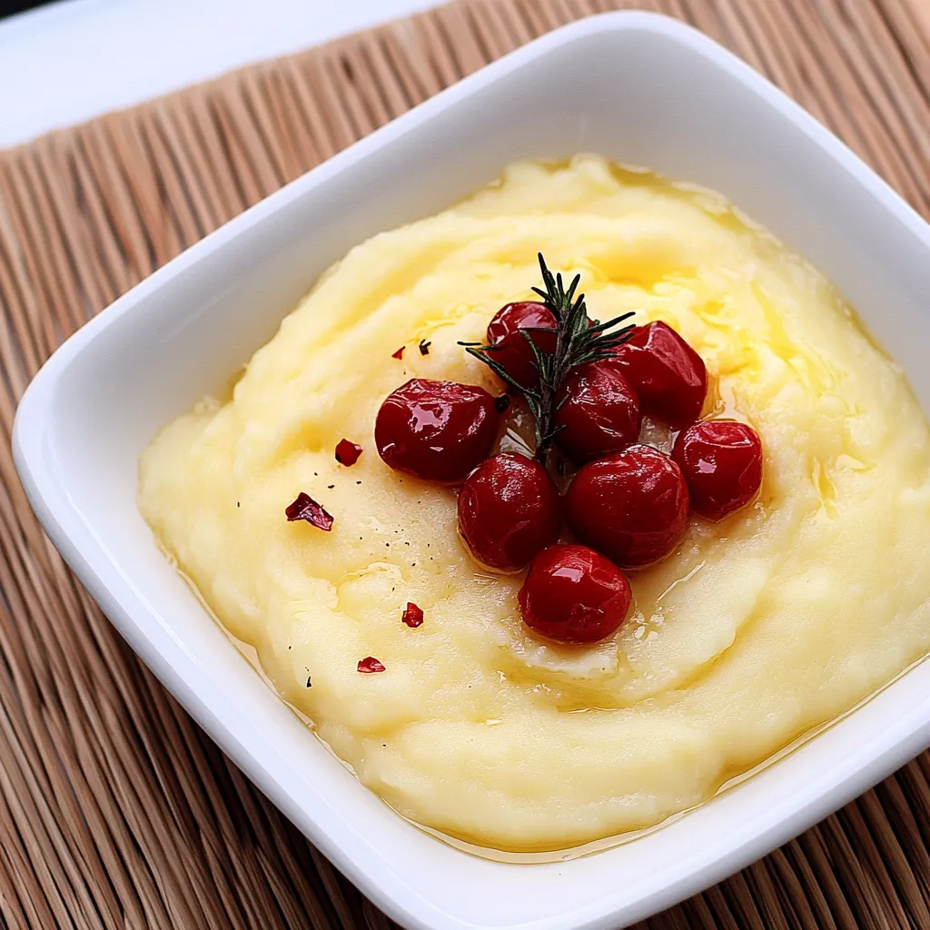 Um prato de macarrão com frutas vermelhas.