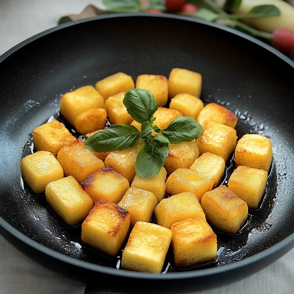 Um prato cheio de batatas fritas com uma folha de alho no centro.