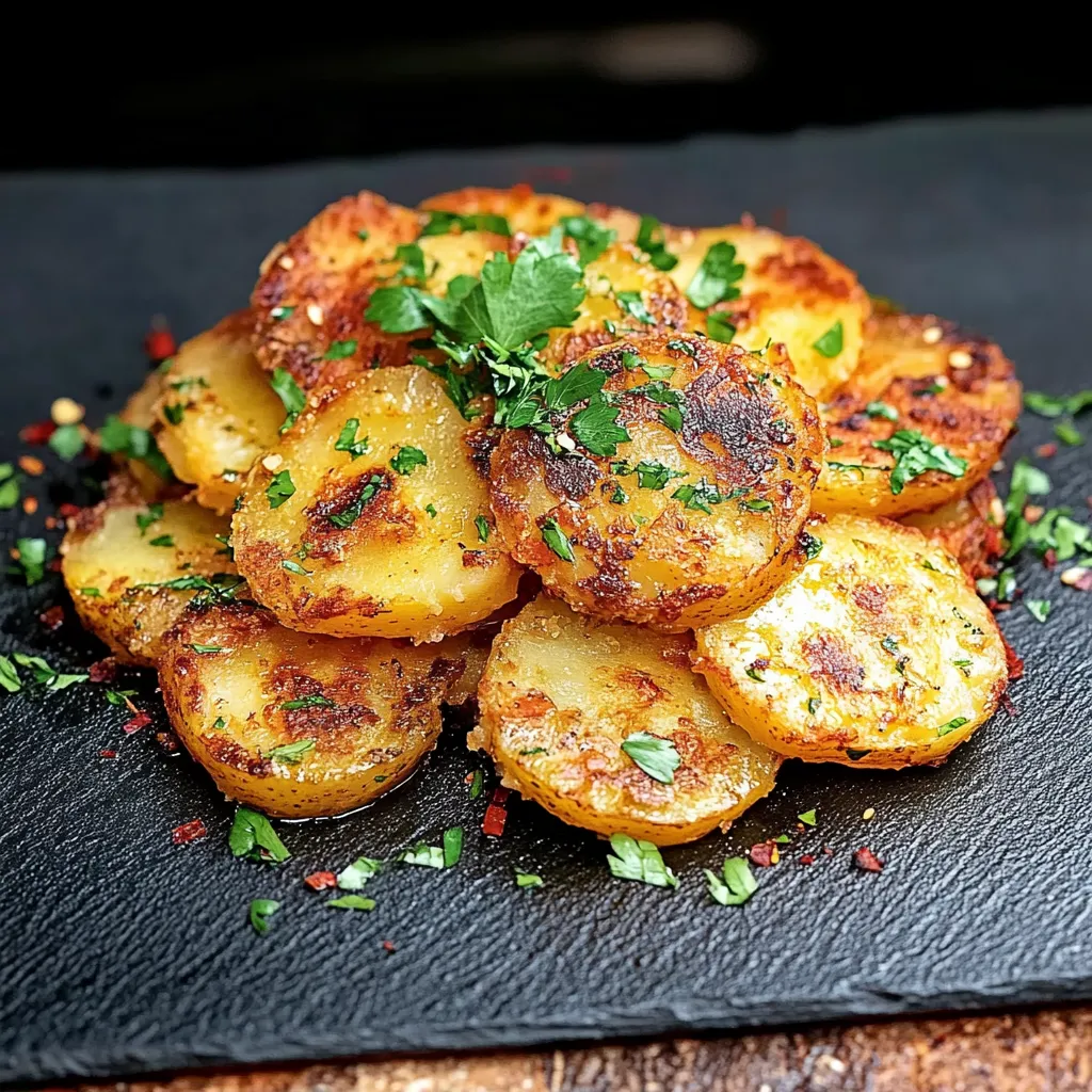 Pães fritos com ervas e temperos.