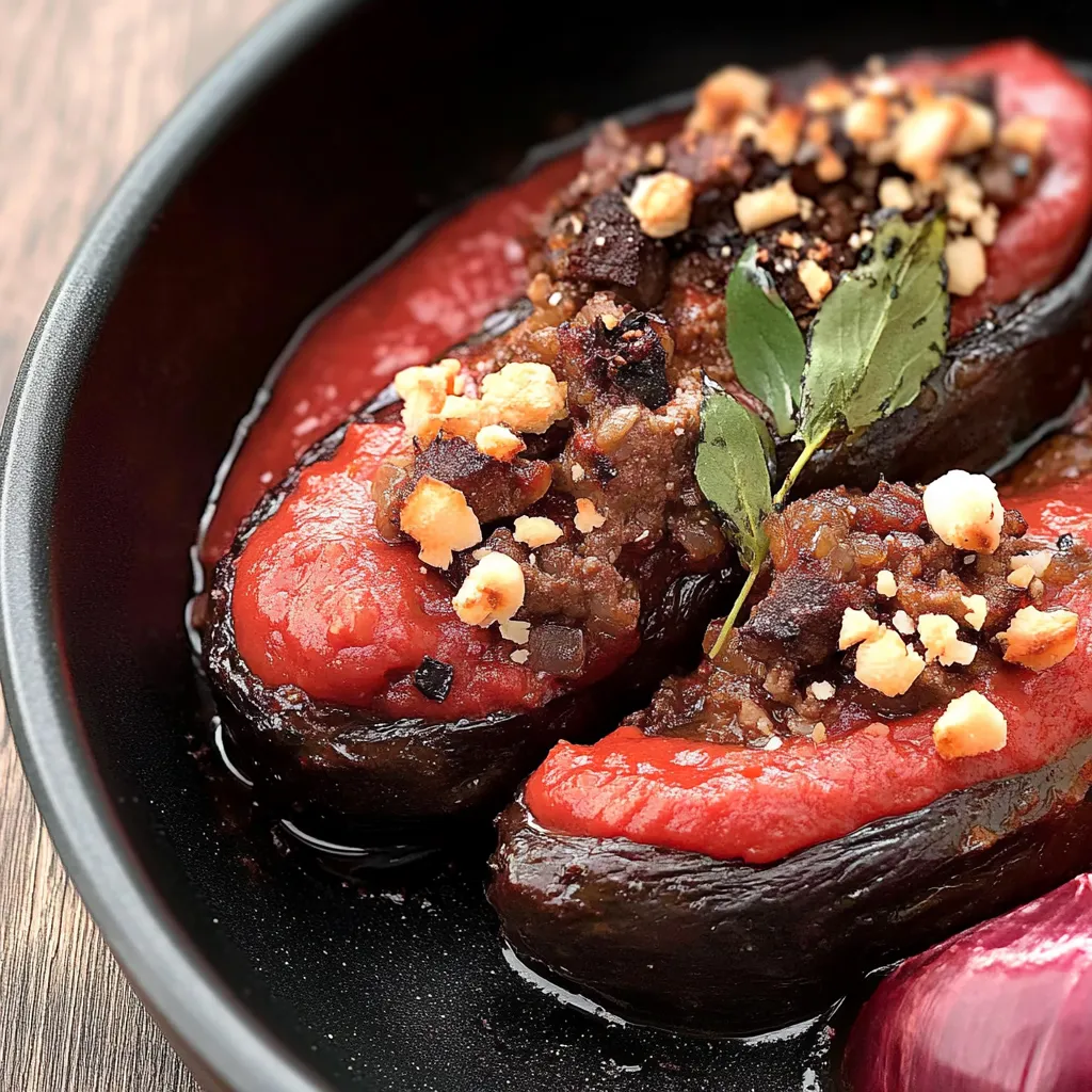 Carne assada em um prato.